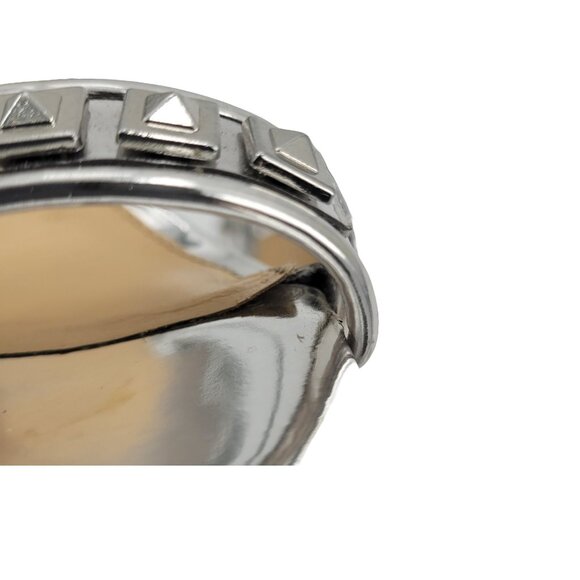 Gianni Bini Metallic Silver Color Ankle Strap Stiletto Heel Size 7 - Picture 11 of 11